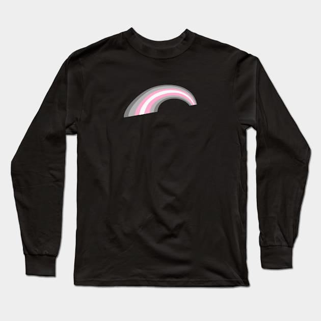 Demigirl Rainbow Long Sleeve T-Shirt by traditionation